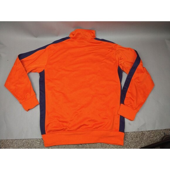 Denver Broncos Fleece NFL Full Zip Team Apparel XLT Orange Blue Mock Neck - Picture 5 of 6